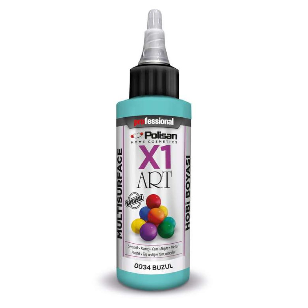 Polisan X1 Art Multisurface Boya Buzul 120 ml