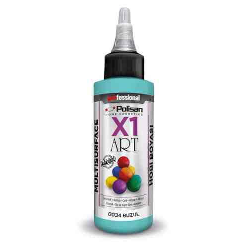Polisan X1 Art Multisurface Boya Buzul 120 ml