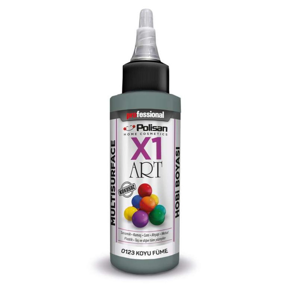 Polisan X1 Art Multisurface Boya Koyu Füme 120 ml