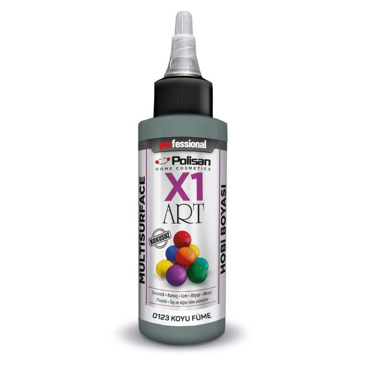 Polisan X1 Art Multisurface Boya Koyu Füme 120 ml