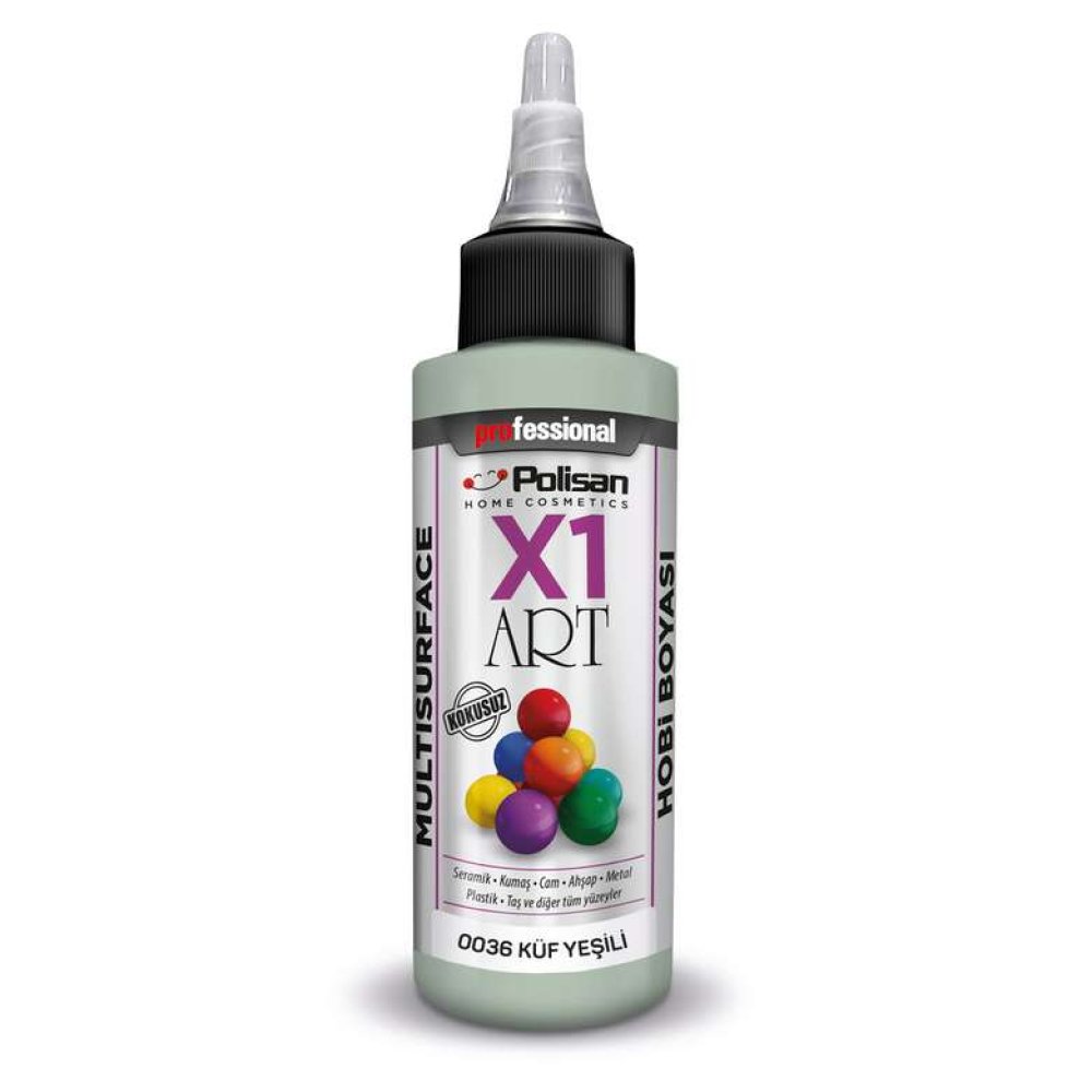Polisan X1 Art Multisurface Boya Küf Yeşili 120 ml
