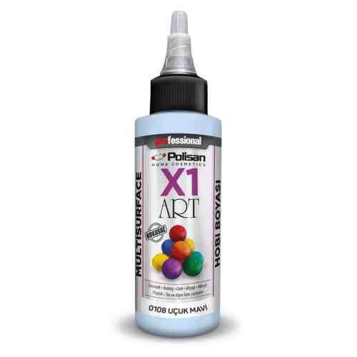 Polisan X1 Art Multisurface Boya Uçuk Mavi 120 ml