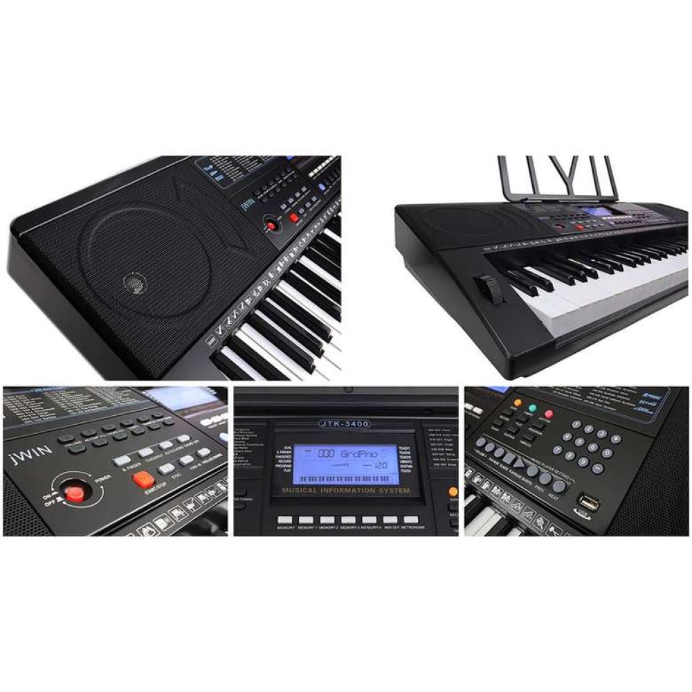 Jwin JTK-3400 61 Tuş Hassasiyetli Elektronik Org