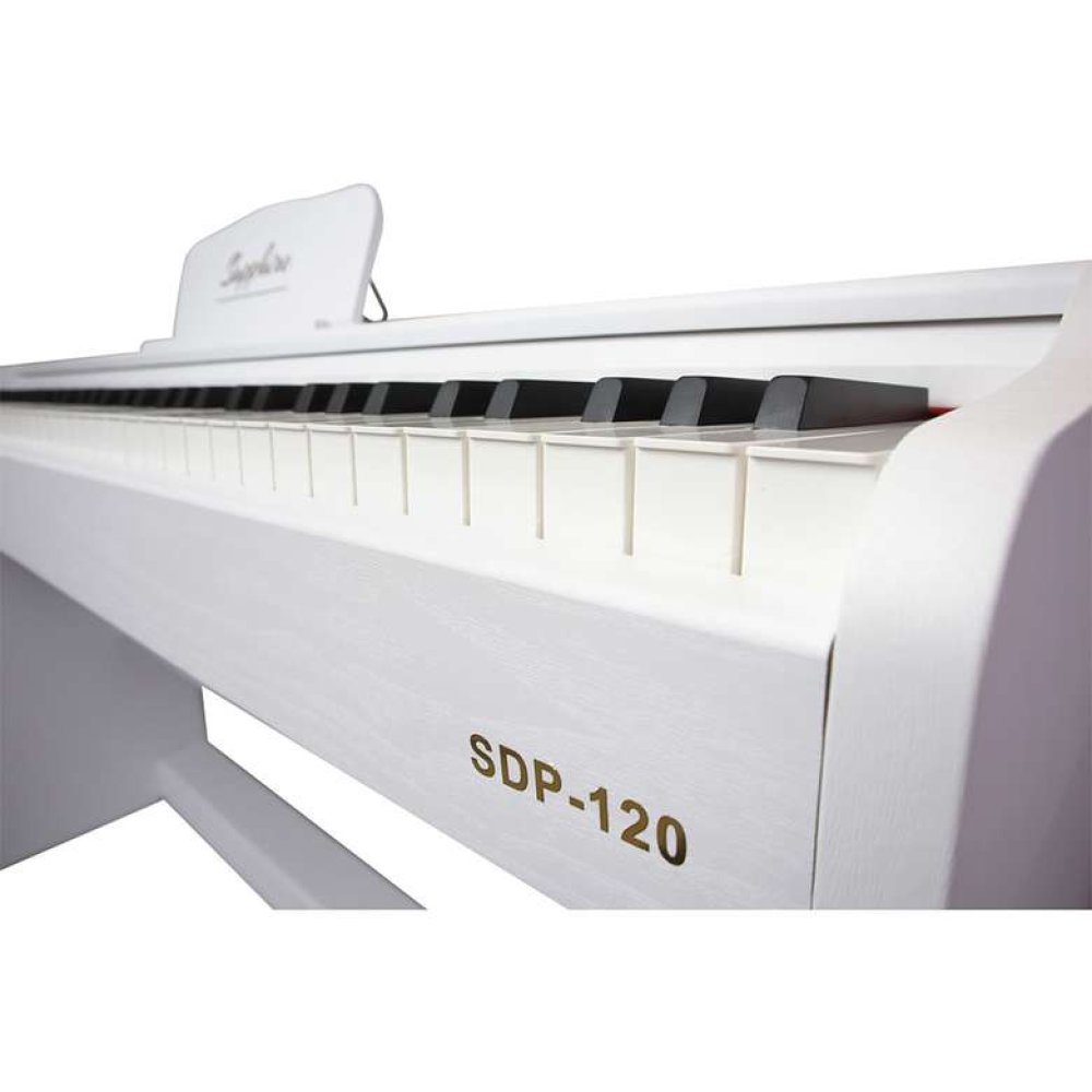 Jwin Sapphire SDP-120W 88 Tuşlu Çekiç Aksiyonlu Dijital Piyano - Beyaz