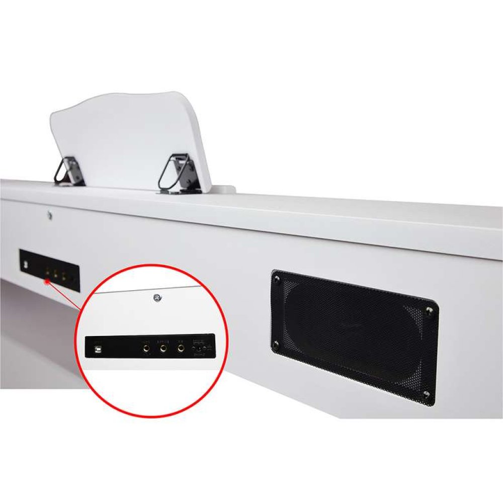 Jwin Sapphire SDP-120W 88 Tuşlu Çekiç Aksiyonlu Dijital Piyano - Beyaz