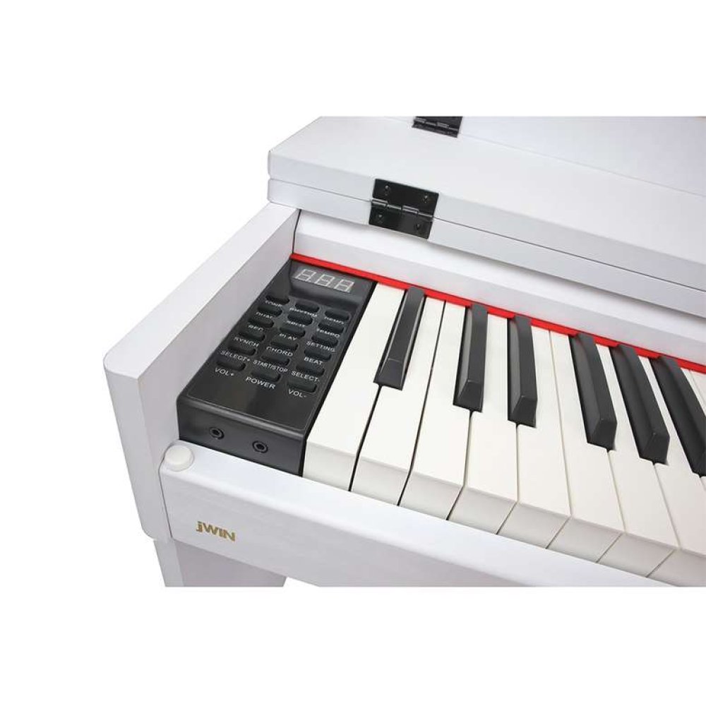Jwin Sapphire SDP-130W 88 Tuşlu Kapaklı Dijital Piyano - Beyaz