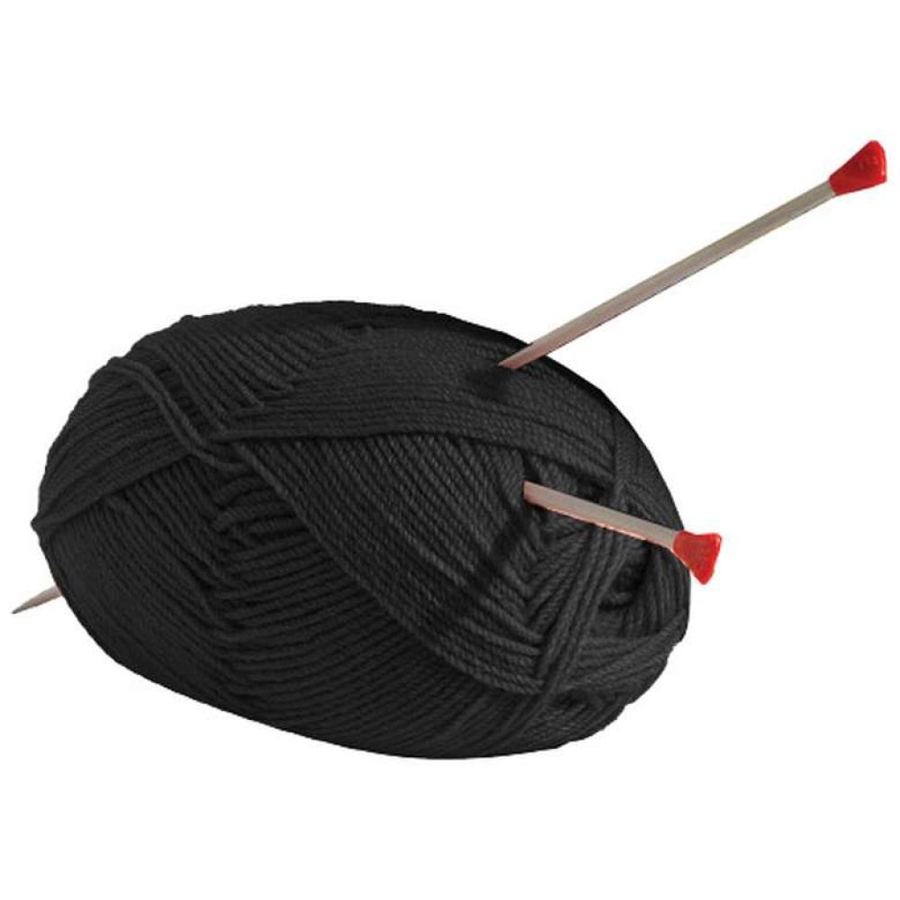 Akrilik Yumak 2'li  Siyah 100 G