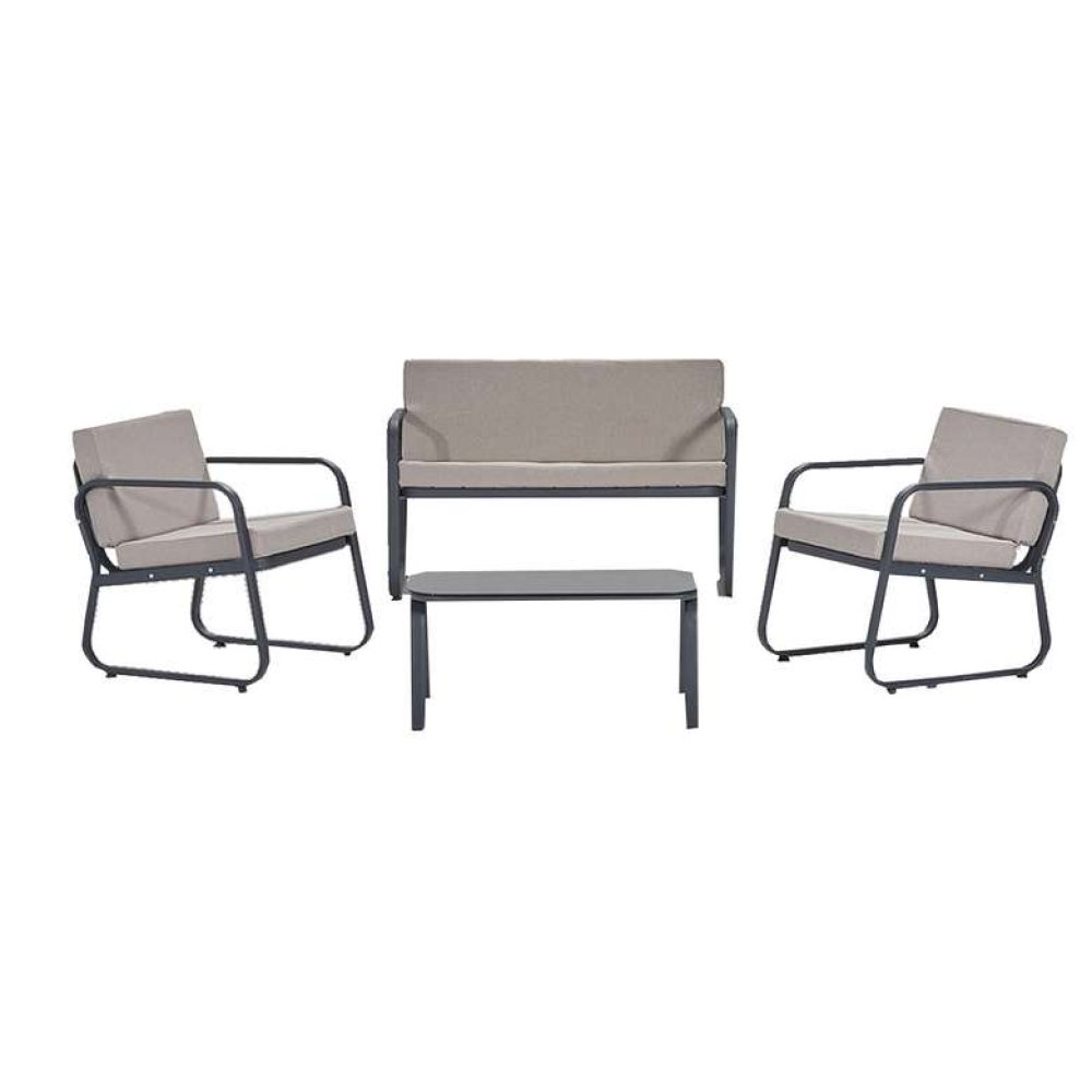 Alora Garden Metal Oturma Grubu 2+2+1