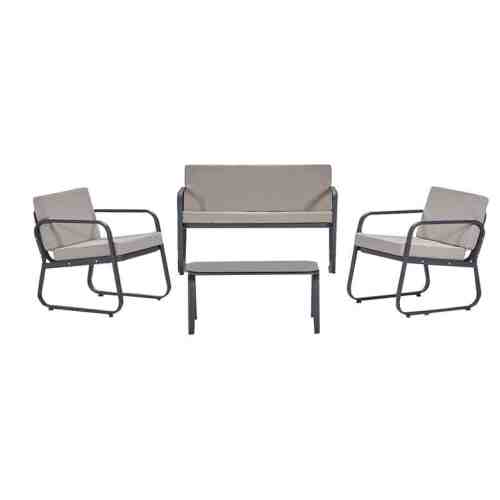 Alora Garden Metal Oturma Grubu 2+2+1