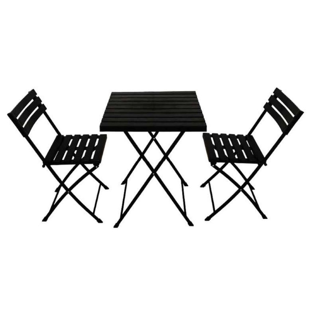 Evmoni İki Kişilik Plastik Bistro Set