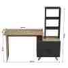 Tiamob Kitaplıklı Kapaklı Çalışma Masası