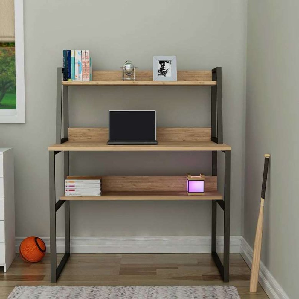 Tiamob Olivya Raflı Çalışma Masası