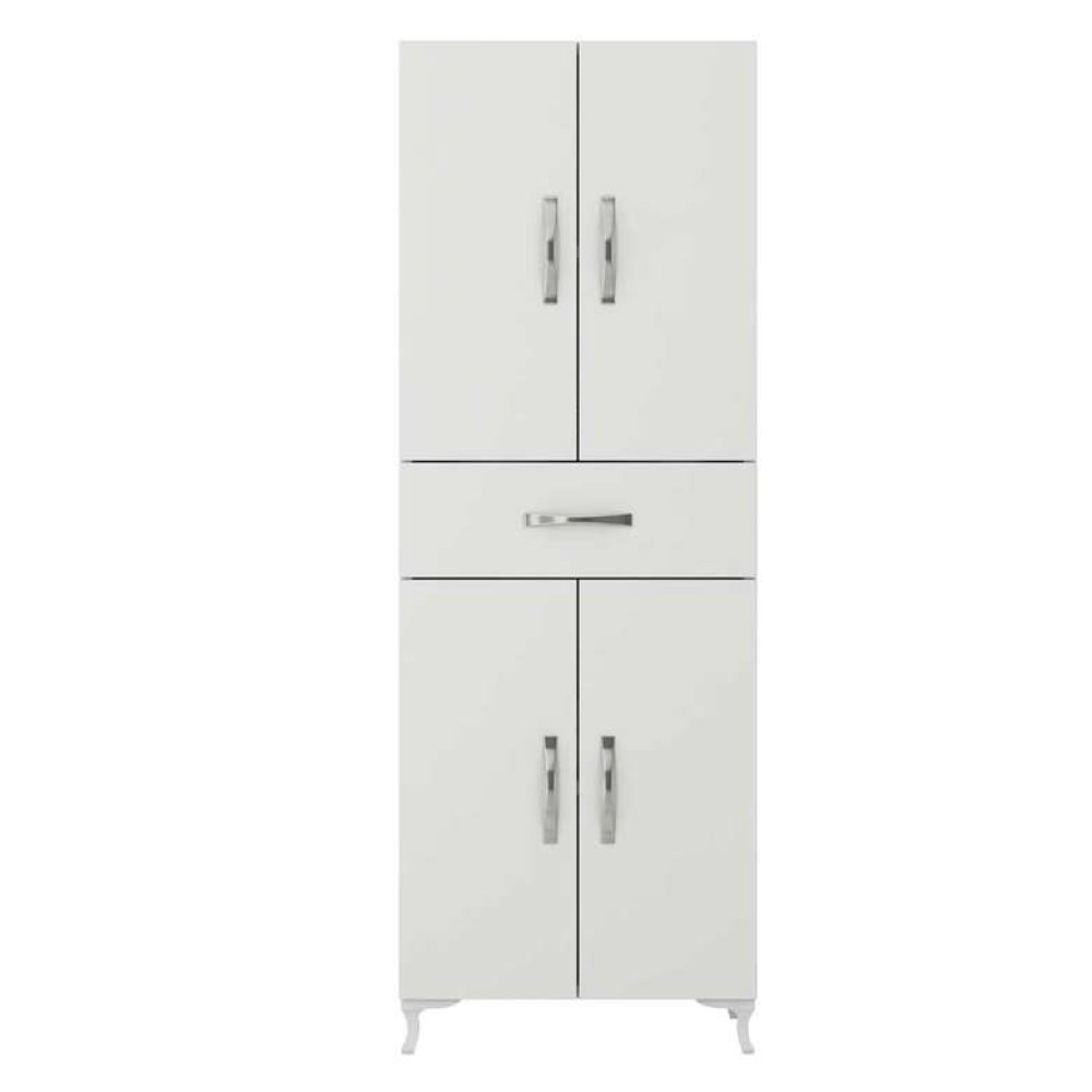 Marlo 4 Kapak Tek Çekmeceli Çok Amaçlı Dolap