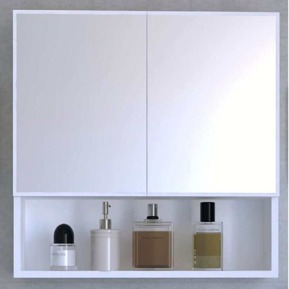 Tiamob Hayat Aynalı Banyo Dolabı - Beyaz