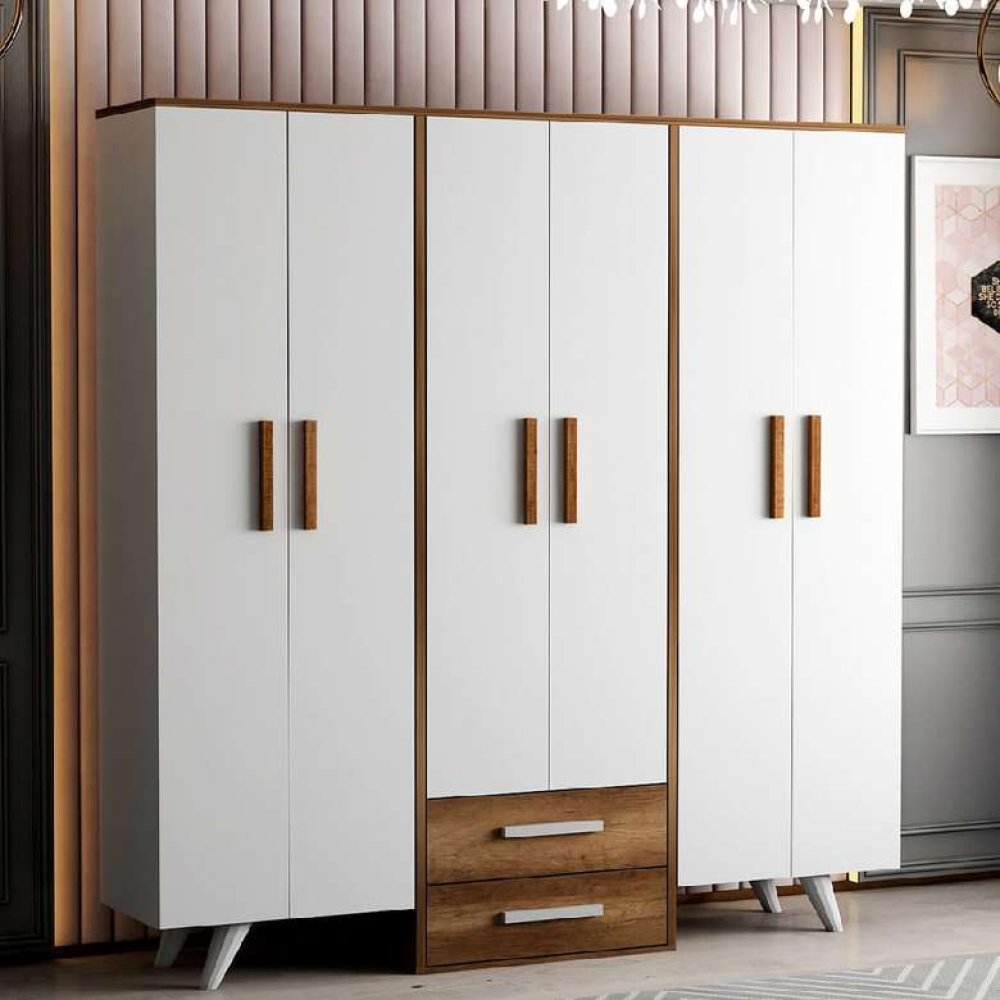 Tiamob Nükte 6 Kapılı Gardırop