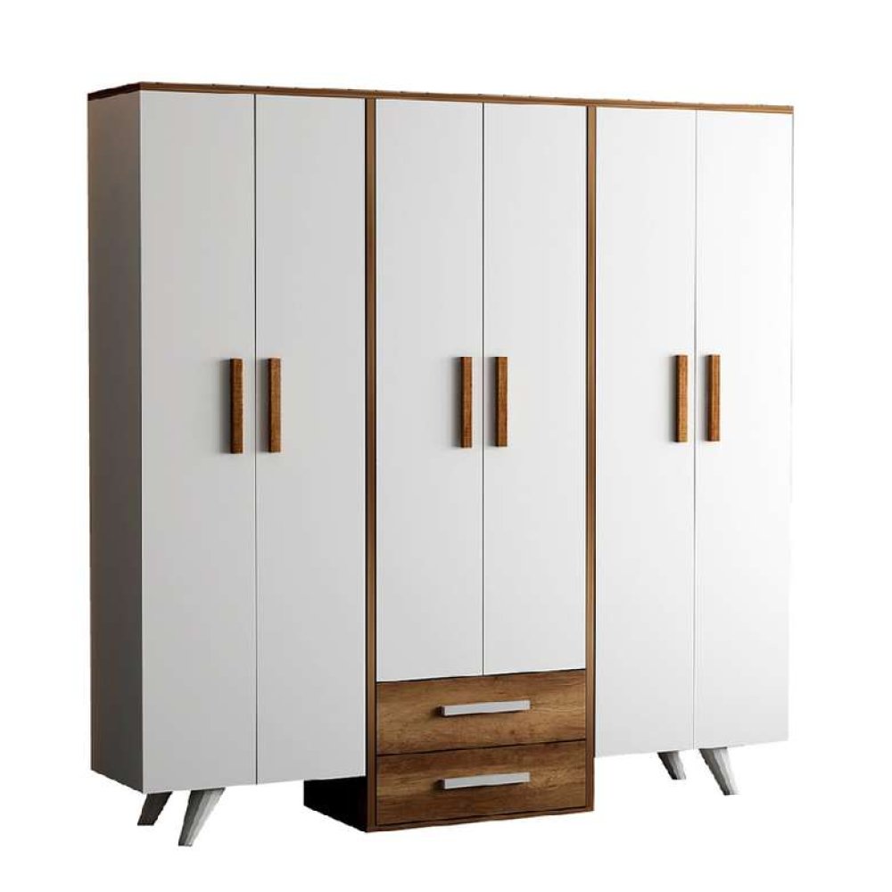 Tiamob Nükte 6 Kapılı Gardırop