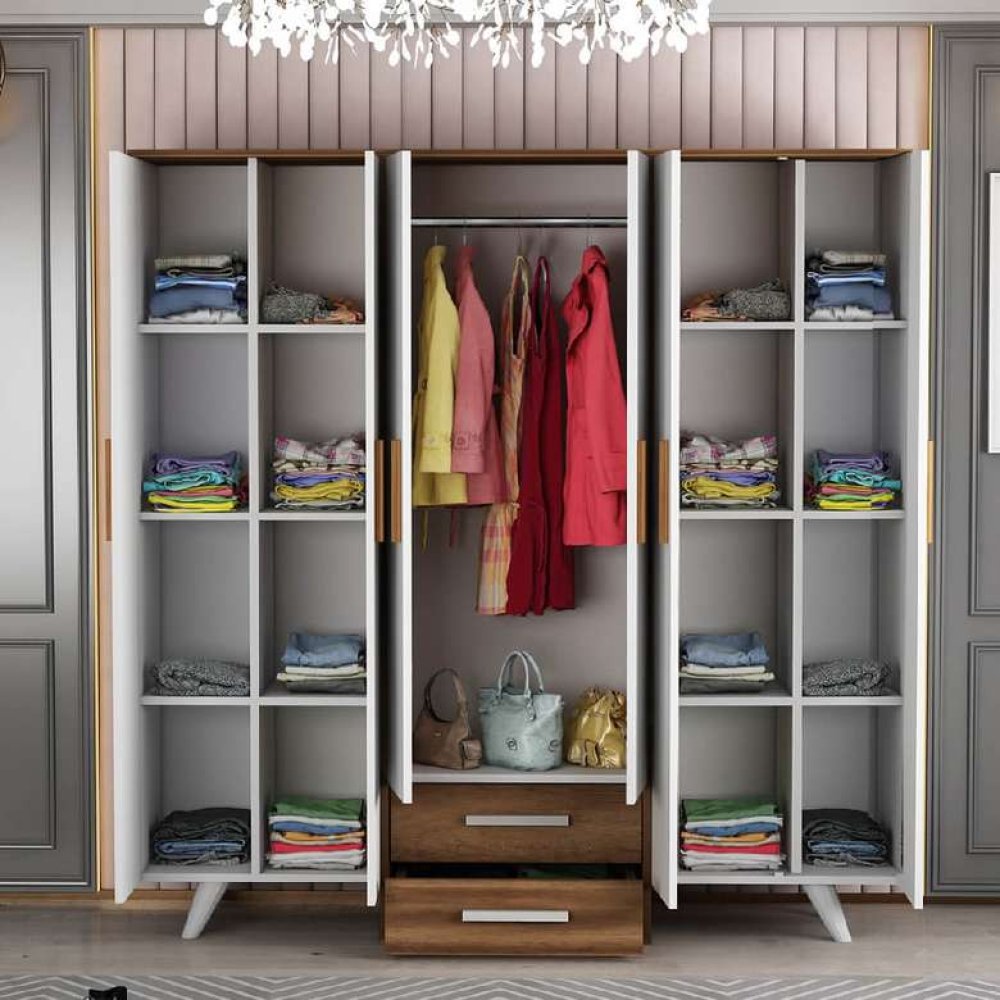 Tiamob Nükte 6 Kapılı Gardırop