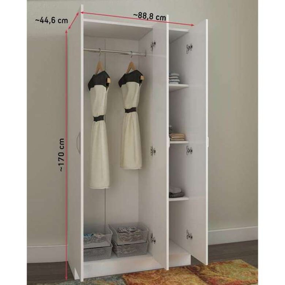 Adore 3 Kapaklı Gardırop