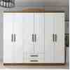 Tiamob 6 Kapı 2 Çekmeceli Gardırop
