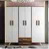 Tiamob Ledesma 6 Kapaklı 2 Çekmeceli Gardırop
