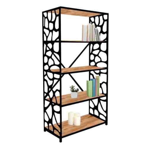 Dekoratif 5 Raflı Kitaplık