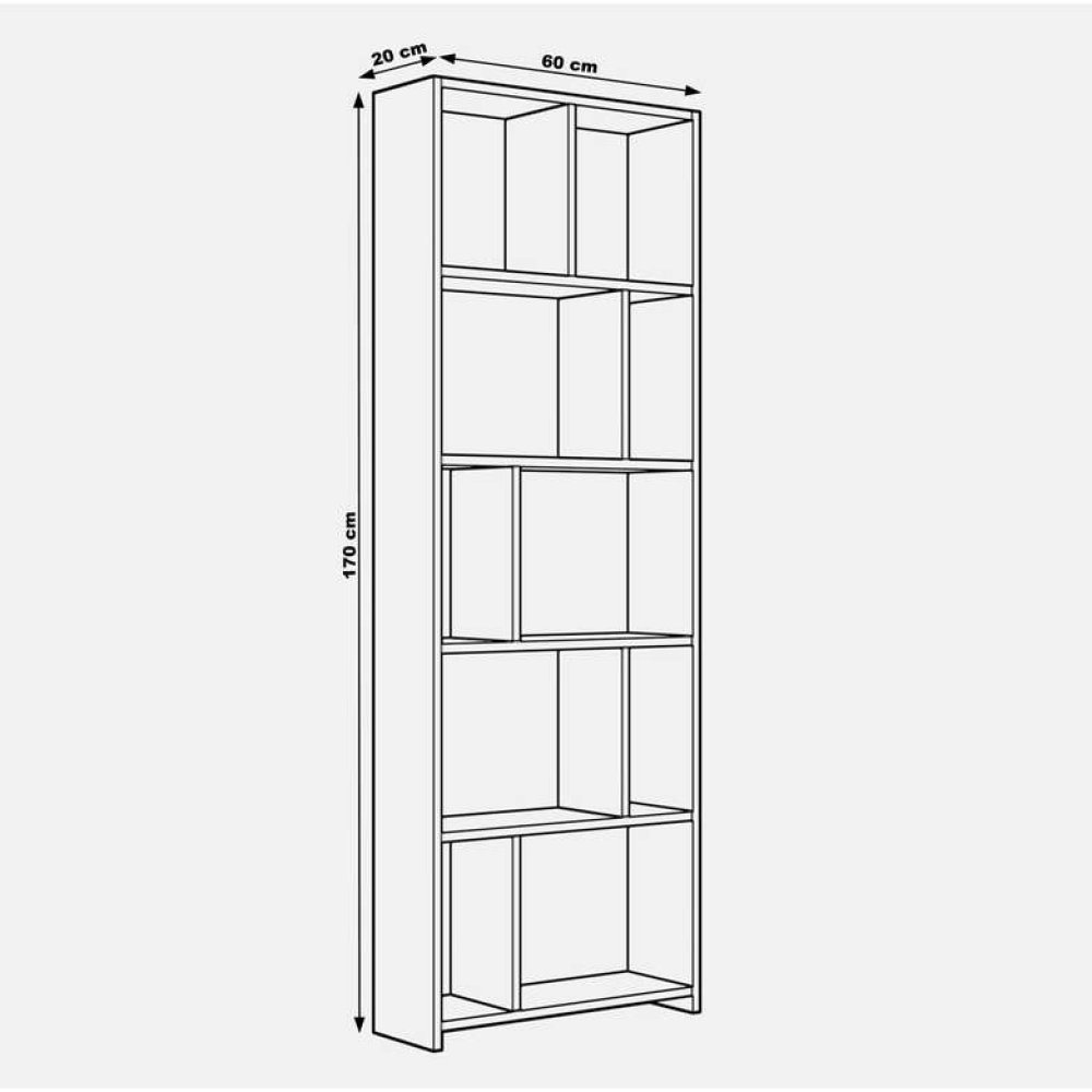 Tiamob 10 Gözlü Kitaplık