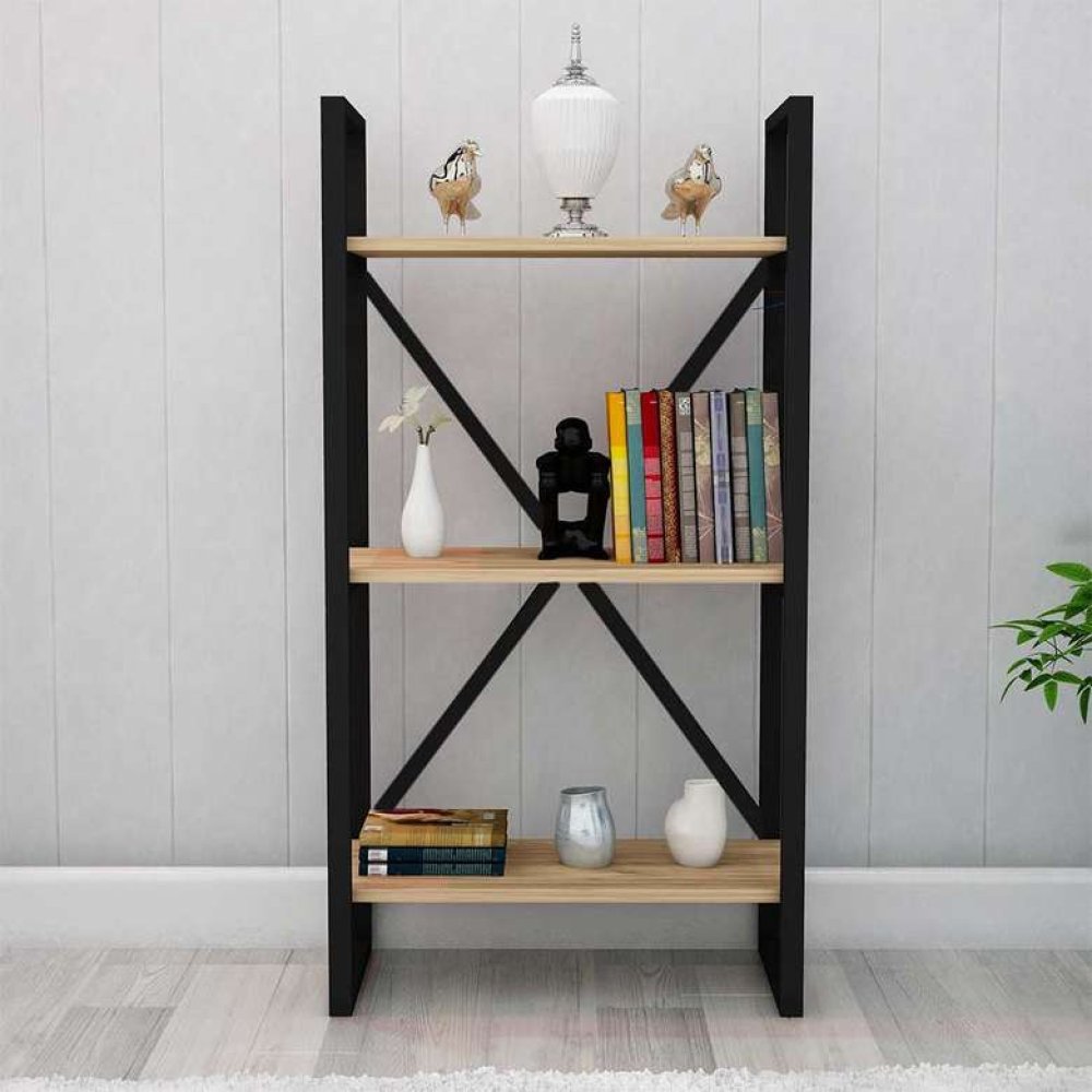 Tiamob Tuana 3 Raflı Metal Kitaplık