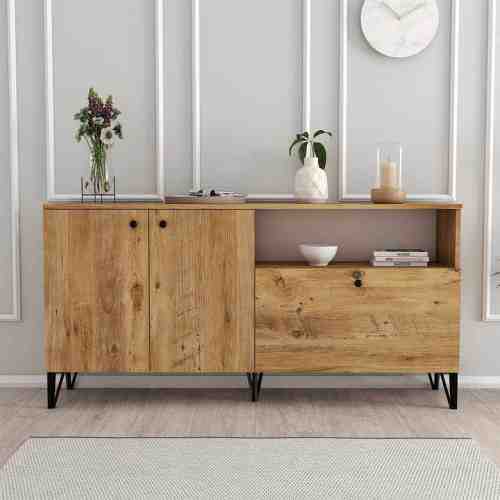 Tiamob Meltem 3 Kapaklı Raflı Konsol