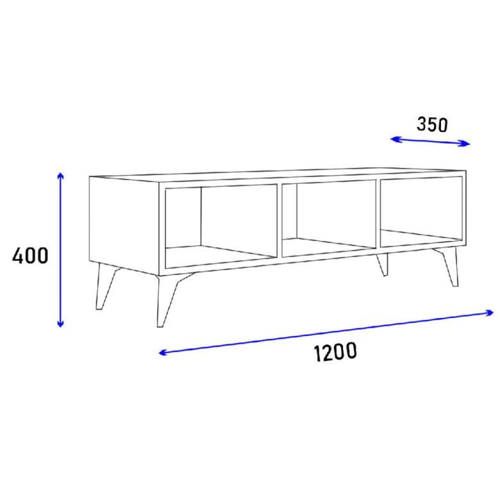 Tiamob Irmak Atlantik Çam Tv Ünitesi