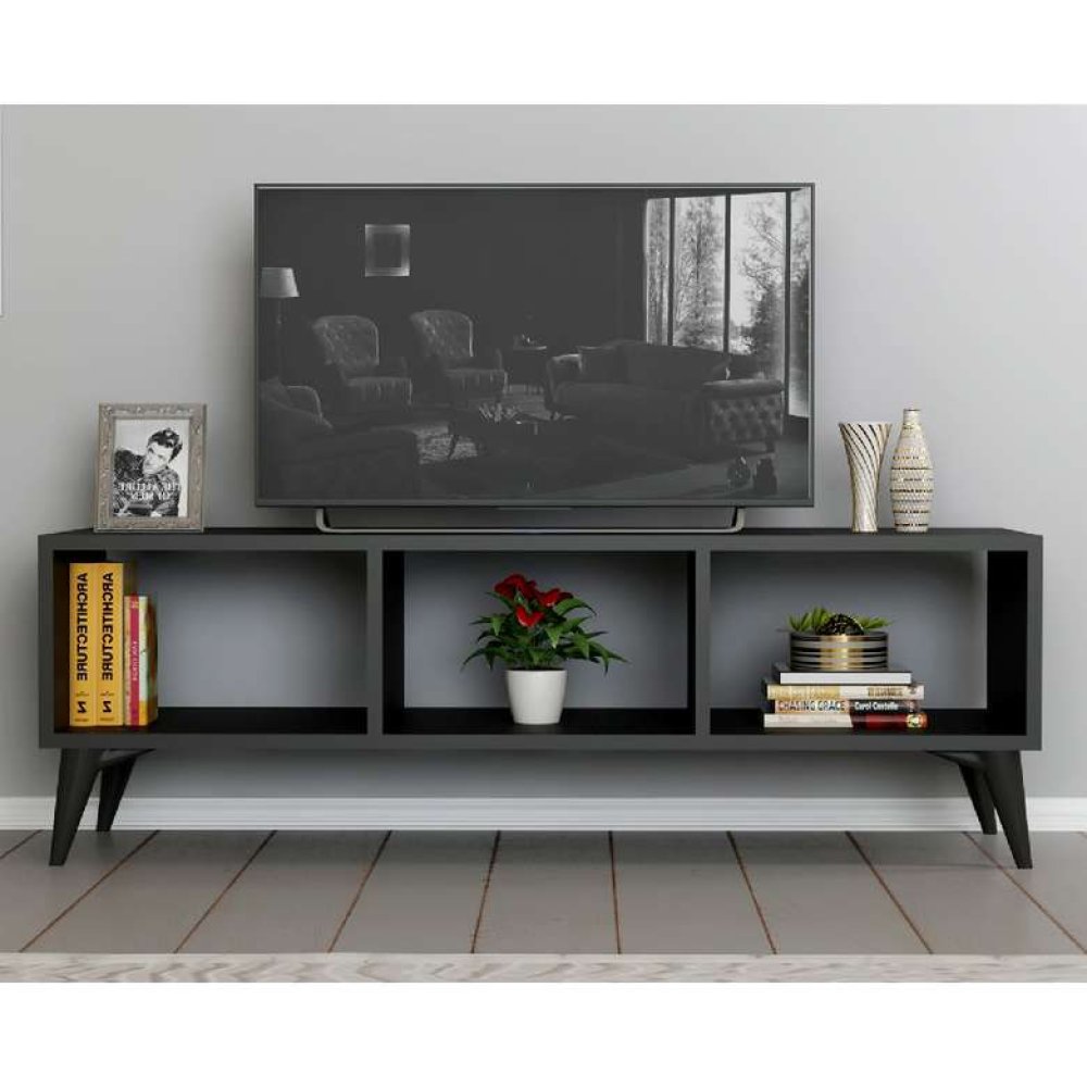 Tiamob Irmak Siyah Tv Ünitesi