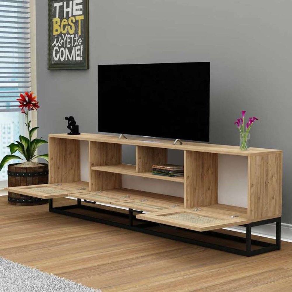 Tiamob Rodos 2 Kapı 2 Çekmeceli Tv Sehpası