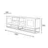 Tiamob Rodos 2 Kapı 2 Çekmeceli Tv Sehpası