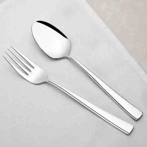 Deniz Sade 30 Parça Çatal Kaşık Takımı (Bıçaksız)