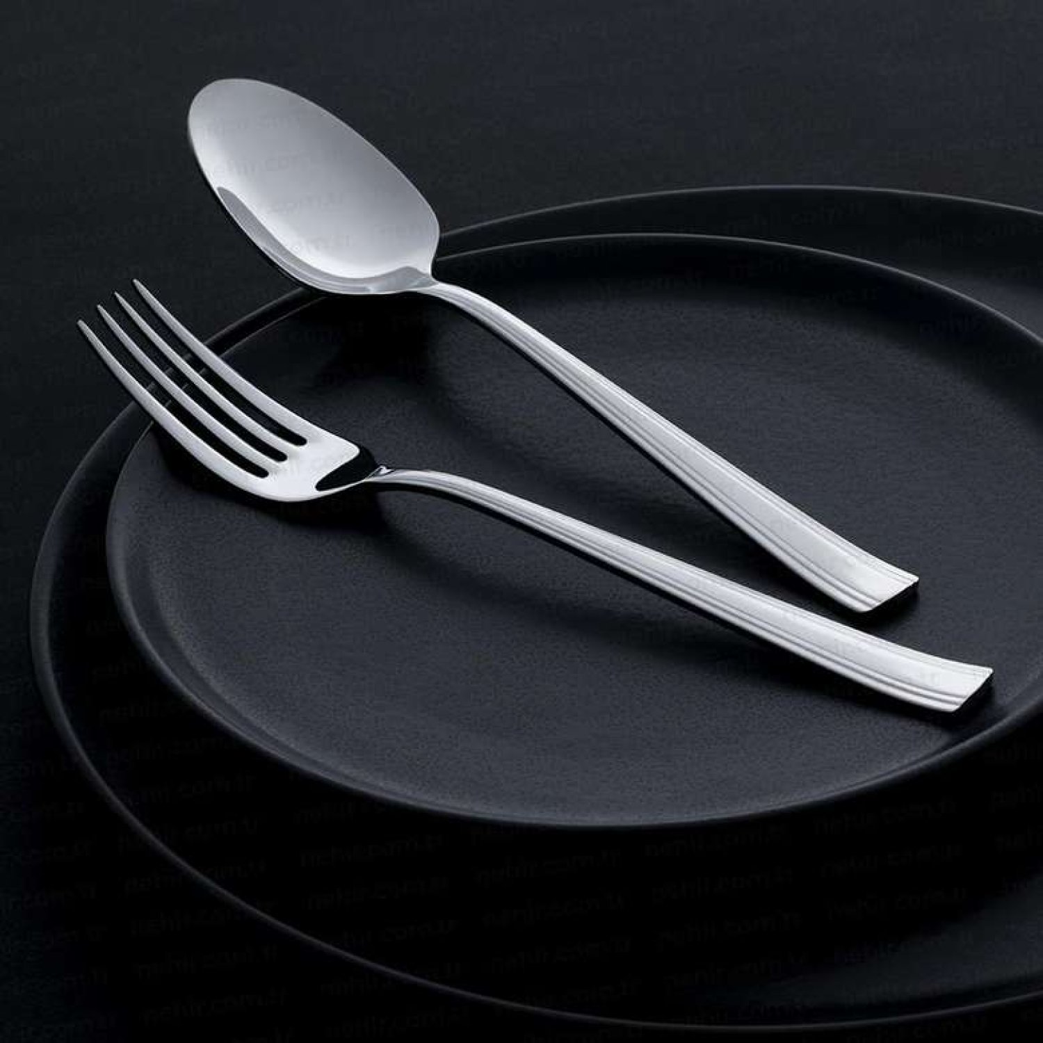 Katre Sade 30 Parça Çatal Kaşık Takımı (Bıçaksız)