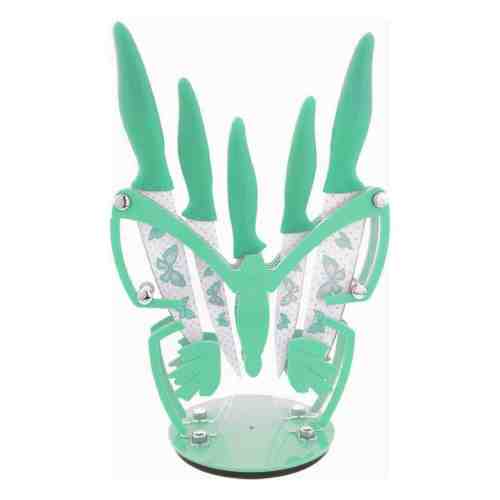 Rooc Renkli Kelebek Yeşil Bıçak Seti