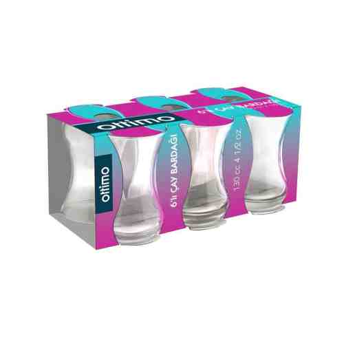 Ottimo Demet Çay Bardağı 6'lı 130 Cc