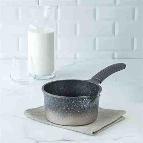 Lila Alüminyum Döküm 17 Cm Sütlük