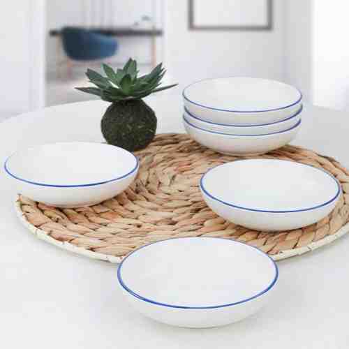 Keramika Blue Line Halka Çerezlik/Sosluk 13 Cm 6 Adet