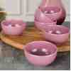 Keramika Mat Violet Bulut Çerezlik/Sosluk 8 Cm 6 Adet
