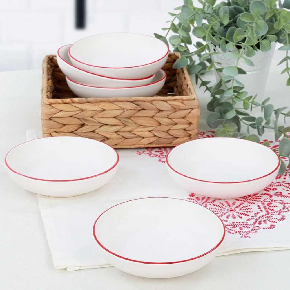 Keramika Red Line Halka Çerezlik/Sosluk 13 Cm 6 Adet