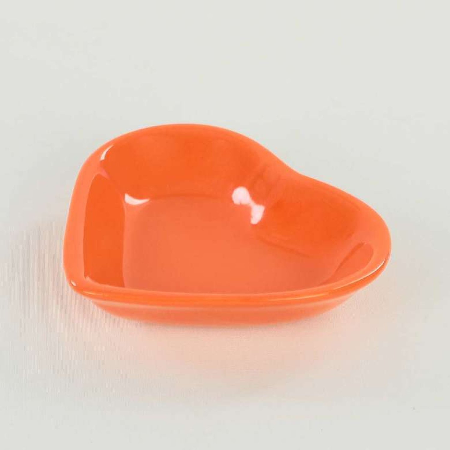 Keremika Renkli Kalp Çerezlik 14 Cm Turuncu