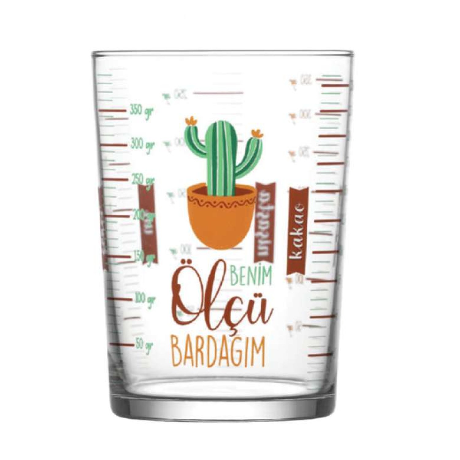 Lav Ölçü Bardağı Kırmızı Yeşil