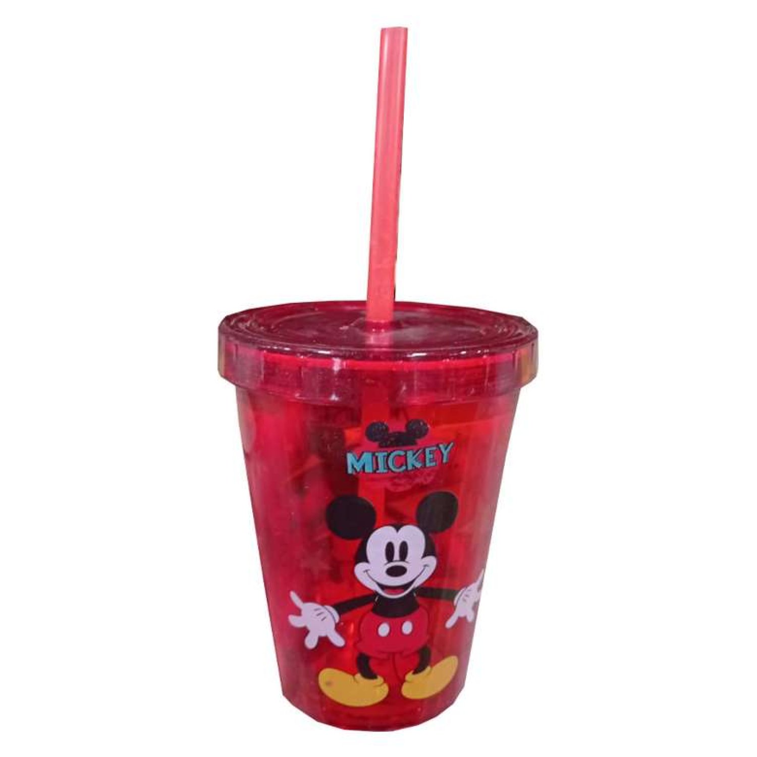 Pipetli Bardak Kırmızı 450 Cc