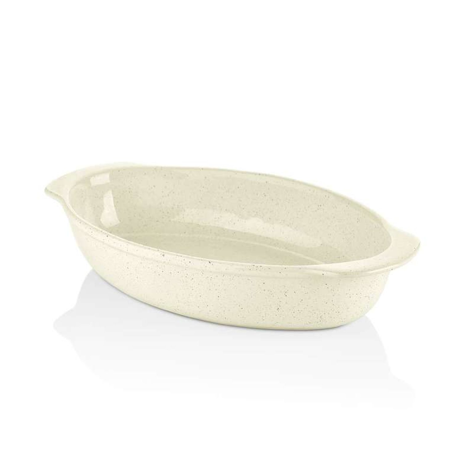 Cook Seramık Fırın Kabı - Açık Beyaz