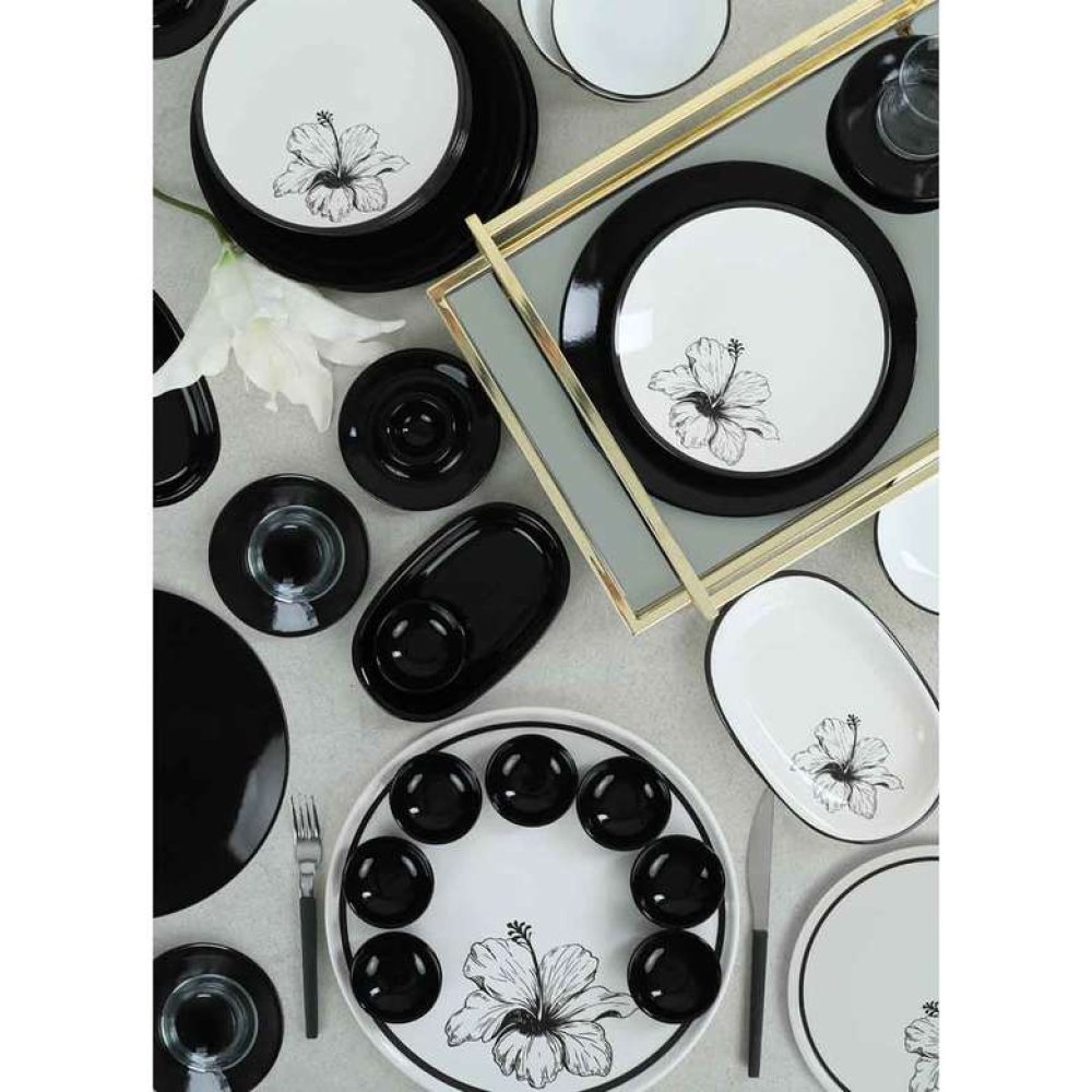 Keramika Lotus Kahvaltı Takımı 50 Parça 6 Kişilik