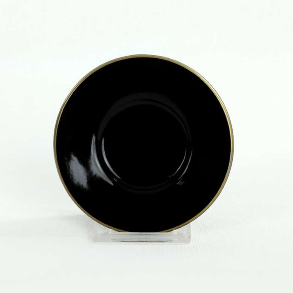 Keramika Luna Gold Siyah Çay/kahve Fincan Takımı 18 Parça 6 Kişilik