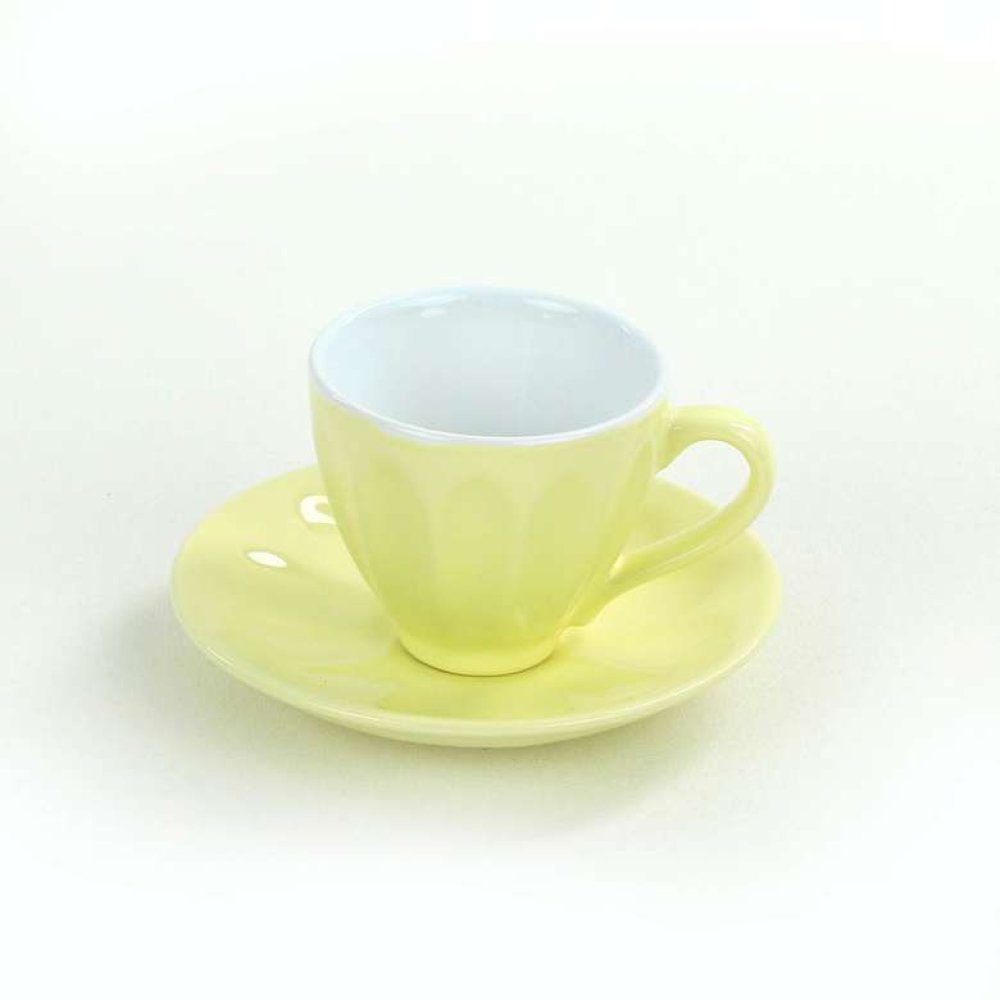 Keramika Soft Mix Badem Çay Takımı 12 Parça 6 Kişilik