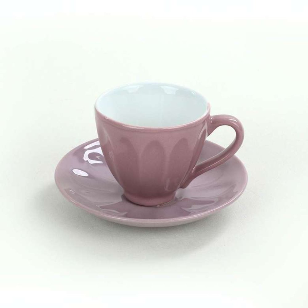 Keramika Soft Mix Badem Çay Takımı 12 Parça 6 Kişilik