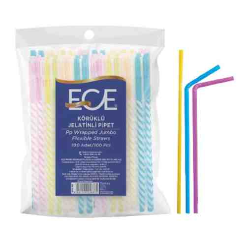 Ece Körüklü Jelatinli Pipet 100'lü