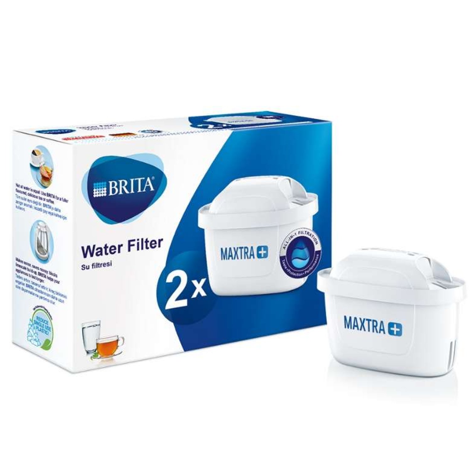 Brita Maxtra + Yedek Su Filtresi 2’li